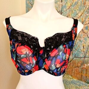 34M Panache Nina Floral Lace Bra